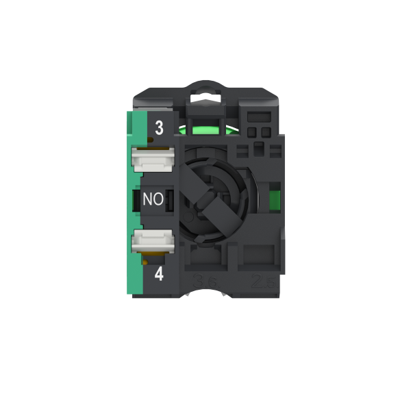 Harmony xb5 - bouton tournant manette - Ø22 - 2 pos fix - noir - 1f - push in - Schneider Electric - XB5AD215