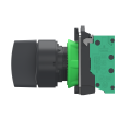 Harmony xb5 - bouton tournant manette - Ø22 - 3 pos fix - noir - 2f - push in - Schneider Electric - XB5AD335
