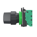Harmony xb5 - bouton tournant manette - Ø22 - 2 pos à rap. - noir - 1f - push in - Schneider Electric - XB5AD415