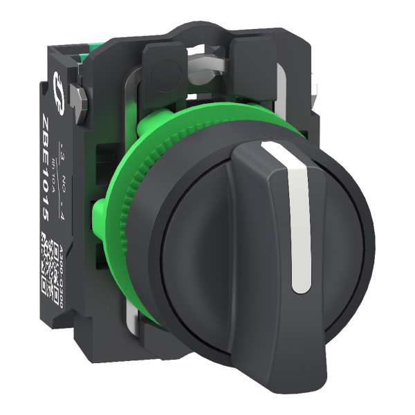 Harmony xb5 - bouton tournant à manette - 3 pos rap c - noir - 2f - push in - Schneider Electric - XB5AD535