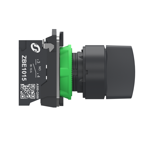 Harmony xb5 - bouton tournant à manette - 3 pos rap c - noir - 2f - push in - Schneider Electric - XB5AD535