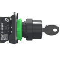 Harmony xb5 - bouton à clé 455 - Ø22 - 2 pos fix - retr gd - 1f - push in - Schneider Electric - XB5AG415