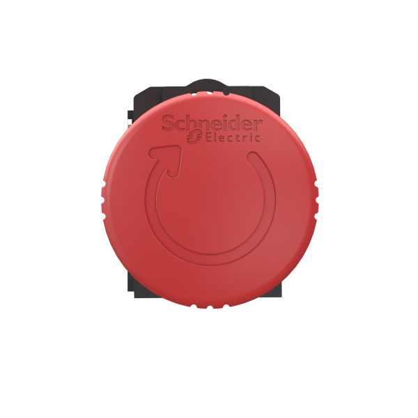 Harmony xb5 - bouton arrêt urgence - Ø40 - pousser tour - rouge - 1o - push in - Schneider Electric - XB5AS84425