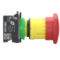 Harmony xb5 - bouton arrêt urgence - Ø40 - pousser tour - rouge - 1o - push in - Schneider Electric - XB5AS84425