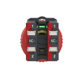 Harmony xb5 - bouton arrêt urgence - Ø40 - pousser tour - rouge - 2o - push in - Schneider Electric - XB5AS84445