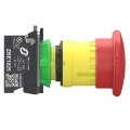 Harmony xb5 - bouton arrêt urgence - Ø40 - pousser tour - rouge - 2o - push in - Schneider Electric - XB5AS84445