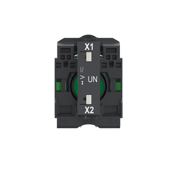 Harmony xb5 - voyant lumineux del - Ø22 - vert - 24v - push in - Schneider Electric - XB5AVB35