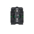 Harmony xb5 - voyant lumineux del - Ø22 - vert - 24v - push in - Schneider Electric - XB5AVB35
