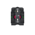 Harmony xb5 - voyant lumineux del - Ø22 - rouge - 24v - push in - Schneider Electric - XB5AVB45