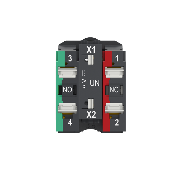 Harmony xb5 bt-pous lumineux blanc Ø22 - impulsion - 24v - 1o+1f - push in - Schneider Electric - XB5AW31B55