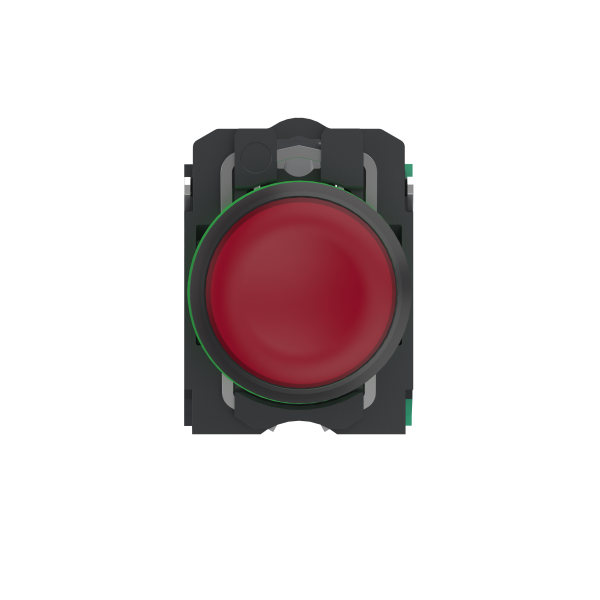 Harmony xb5 bt-pous lumineux rouge Ø22 - impulsion - 24v - 1o+1f - push in - Schneider Electric - XB5AW34B55