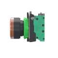 Harmony xb5 bt-pous lumineux orange Ø22 - impulsion - 24v - 1o+1f - push in - Schneider Electric - XB5AW35B55
