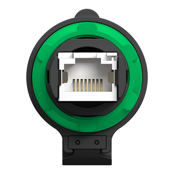 Harmony xb5 - prise rj45 - cache souple de protection - diam 22 - ip 65/67 - Schneider Electric - XB5PRJ45SP1