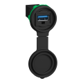 Harmony xb5 - prise usb 3.0 a- cache souple de protection - diam 22 - ip 65/67 - Schneider Electric - XB5PUSB3SP1