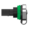 Harmony xb5 - prise usb 3.0 a- cache protection métal - diam 22 - ip 65/66/67/69 - Schneider Electric - XB5PUSB3SP2