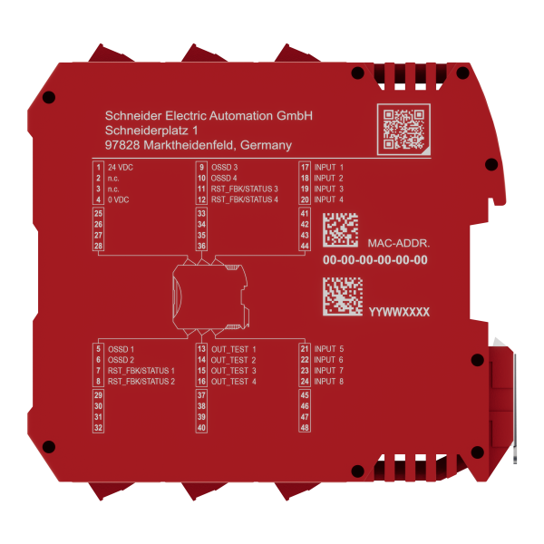 Preventa xpsmcm - uc + com 4 protocoles - 8e / 4s - connect fp - a vis - Schneider Electric - XPSMCMC10804BE