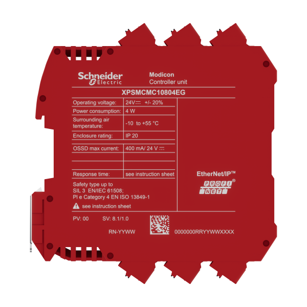 Preventa xpsmcm - uc + com 4 protocoles - 8e / 4s - ressort - Schneider Electric - XPSMCMC10804EG