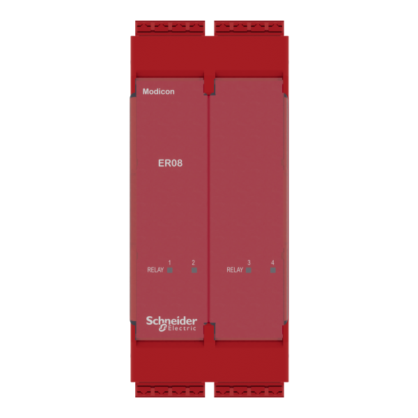 Preventa xpsmcm - modules de sécurité - 4e - 8s relais - bornier ressort - Schneider Electric - XPSMCMER0008G
