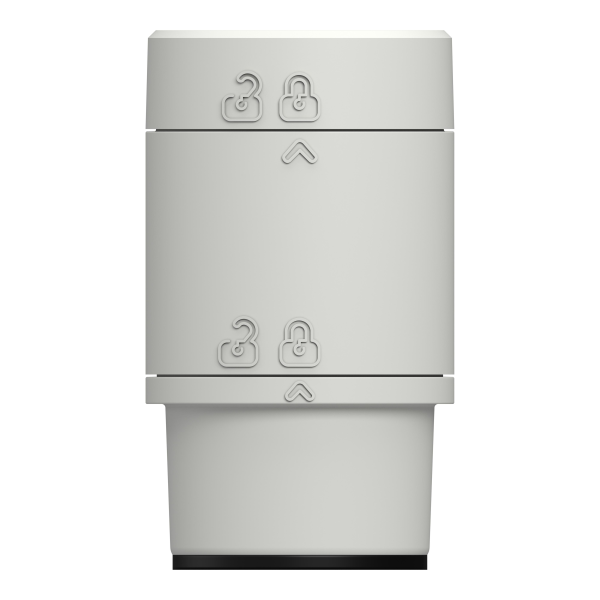 Harmony xv4 - embase et couvercle - diamétre 40 - blanc - 24vacdc - Schneider Electric - XV4C21BG