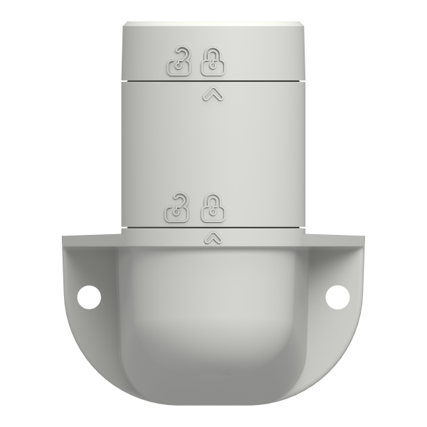 Harmony xv4 - embase alim avec couvercle - Ø40 - gris - 24vacdc -fixation murale - Schneider Electric - XV4C21BL