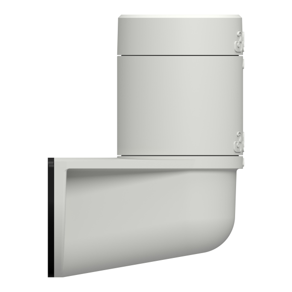 Harmony xv4 - embase alim avec couvercle - Ø40 - gris - 24vacdc -fixation murale - Schneider Electric - XV4C21BL