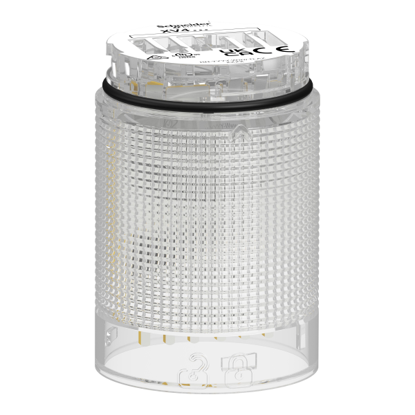 Harmony xv4 - module transparent Ø40 - del - fixe - 24v - rouge - Schneider Electric - XV4C24C