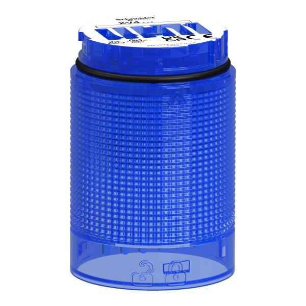 Harmony xv4 - elément lumineux bleu - eclairage clignotant - led 24v - Ø40 - Schneider Electric - XV4C56