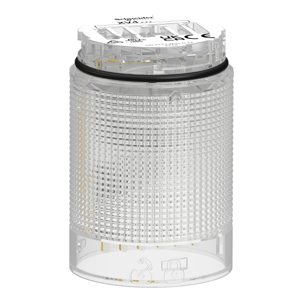 Harmony xv4 - elément lumineux blanc - eclairage clignotant - led 24v - Ø40 - Schneider Electric - XV4C57