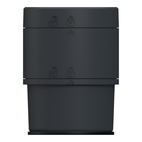 Harmony xv6 - embase alim avec couvercle - Ø60 - gris - 24vacdc - Schneider Electric - XV6C21B