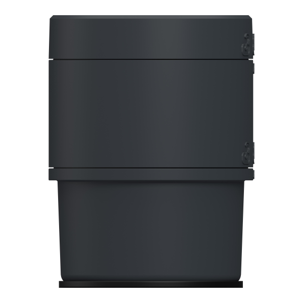 Harmony xv6 - embase alim avec couvercle - Ø60 - gris - 24vacdc - Schneider Electric - XV6C21B