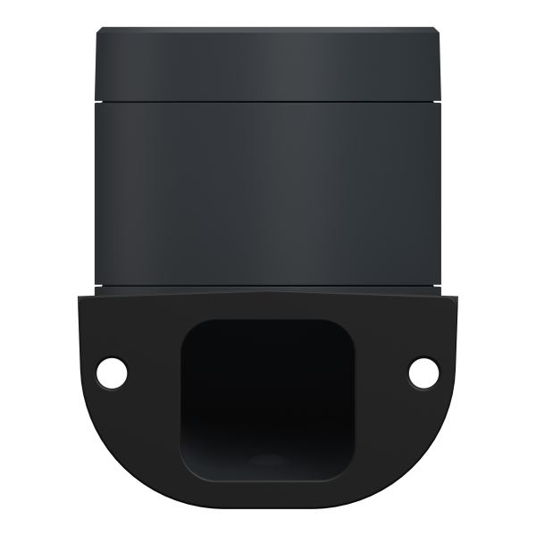 Harmony xv6 - embase alim avec couvercle - Ø60 - gris - 24vacdc -fixation murale - Schneider Electric - XV6C21BL