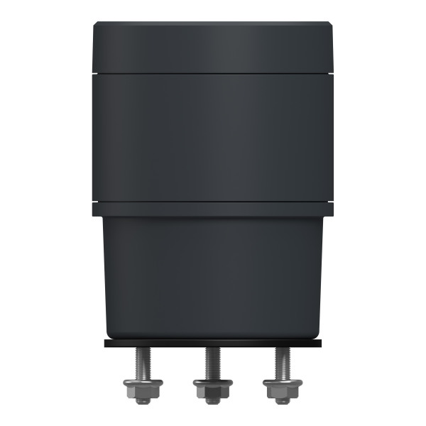 Harmony xv6 - embase alim avec couvercle - Ø60 - gris - 24vacdc - 3 broches - Schneider Electric - XV6C21BP