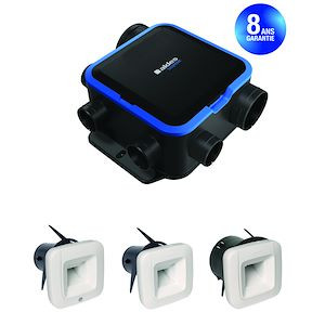 Kit vmc simple flux easyhome hygro compact premium mw bdh - Aldes - 11033451