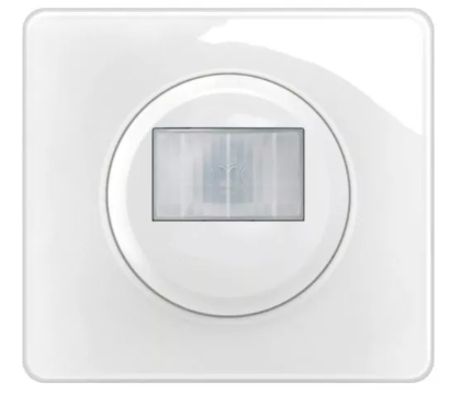 Détecteur mural Legrand Céliane CB9050 - 2 fils sans neutre - Blanc avec plaque émaillée - Legrand - CB9050