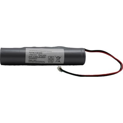 Pack accumulateur lifepo 6,4v / 3,2ah pour beamtech - Luminox - 1-24-203R