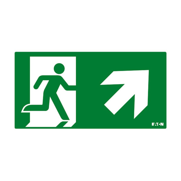 Pictogramme ultraled2 / planete2 es avec flèche oblique vers haut et droite - Luminox - FT2EWEC-PICTO-UR