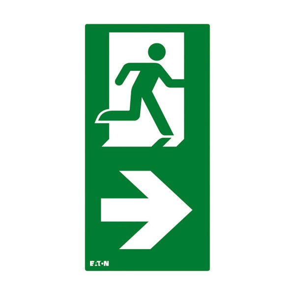 Pictogramme ultraled2 / planete2 es vertical flèche droite - Luminox - FT2EWEC-PICTO-VR