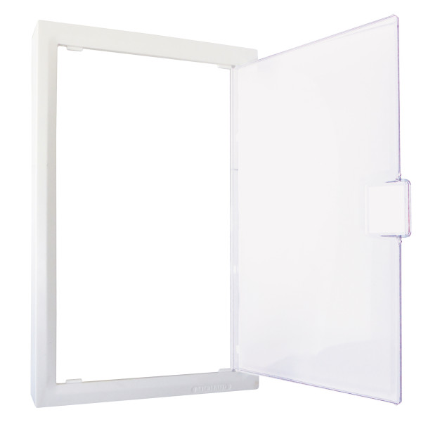 Habillage zone attenante avec porte opaque blanche - Michaud - LB014