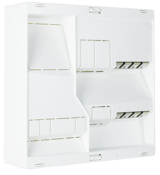 Tableau de communication blueneo 8 rj45 - Michaud - LB508