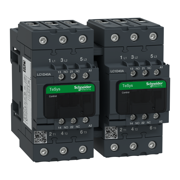 Tesys d - contacteur inverseur - 3p - ac-3 - 440v - 40a - bobine 115v - lot de 4 - Schneider Electric - LC2D40AFE7TQ