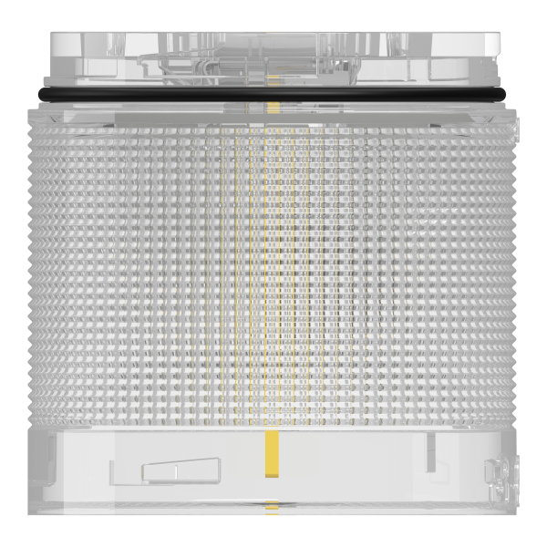 Harmony xv6 - module transparent Ø60 - del - fixe - 24v - orange - Schneider Electric - XV6C25C