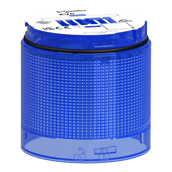 Harmony xv6 - élément lumineux Ø60 - del - fixe - 24v - bleu - Schneider Electric - XV6C26