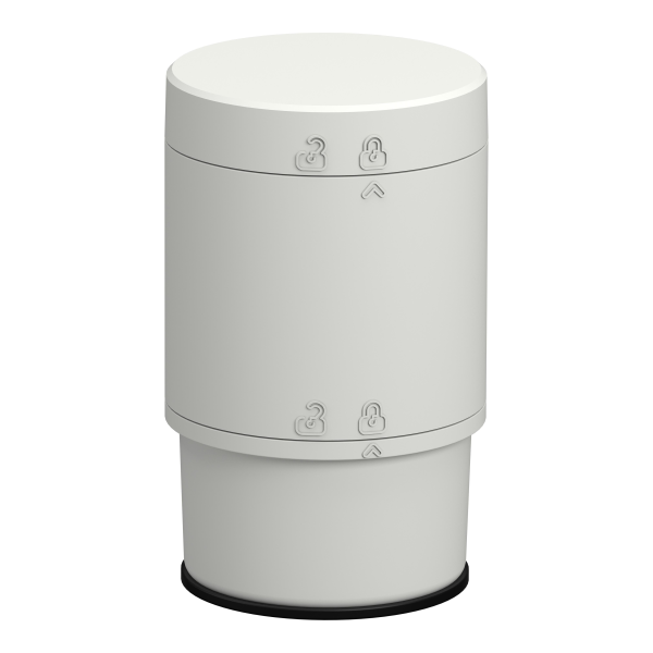 Harmony xv6 - embase alimentation blanc pour colonne - technologie usb - 5v - Schneider Electric - XV6C51W
