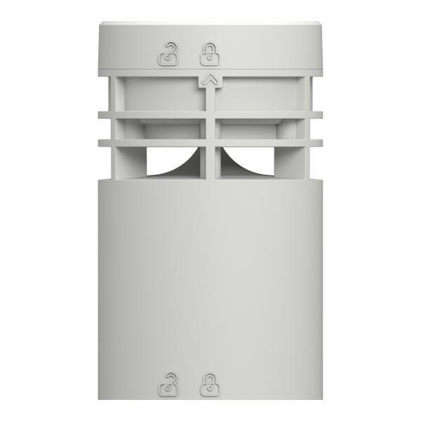 Harmony xv6 - buzzer 77 à 95db - Ø60 - blanc - 24v - 16 sons - paramétrable - Schneider Electric - XV6C9VW