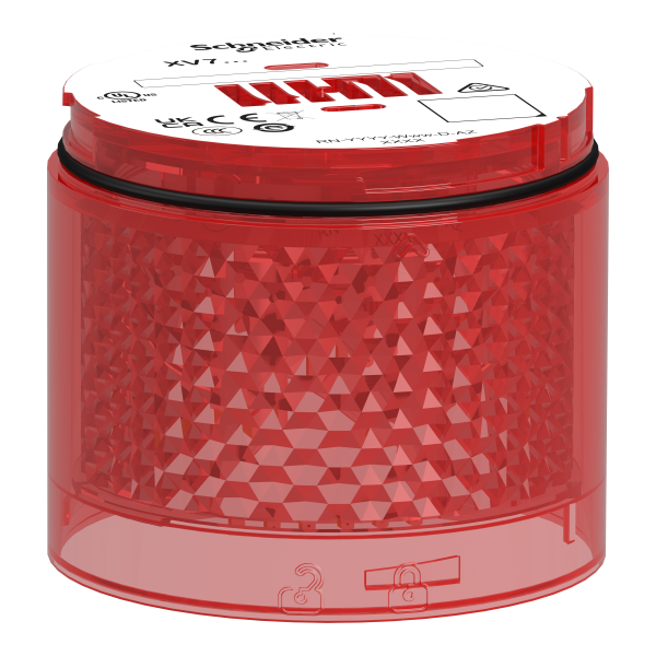 Harmony xvb7 - element lumineux rouge - eclairage rotatif - led 24v - Schneider Electric - XVB7CR4