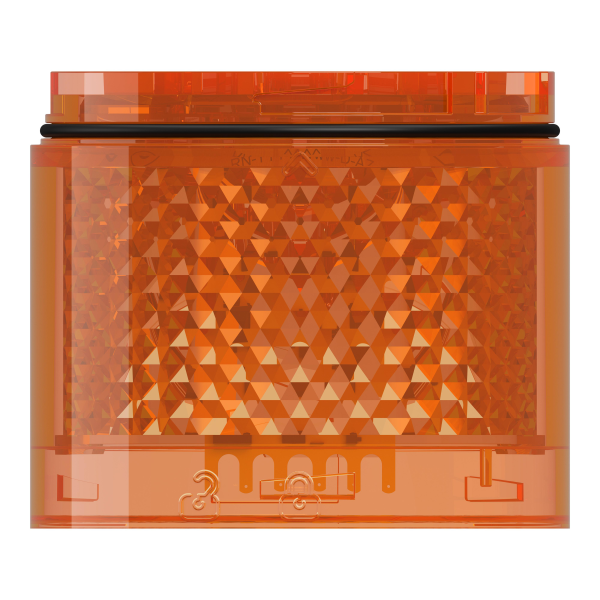 Harmony xvb7 - element lumineux orange - eclairage rotatif - led 24v - Schneider Electric - XVB7CR5