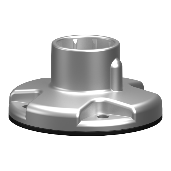 Harmony xvb7 - base montage plastique argent - pour colonne - accessoire - Schneider Electric - XVZ01Q