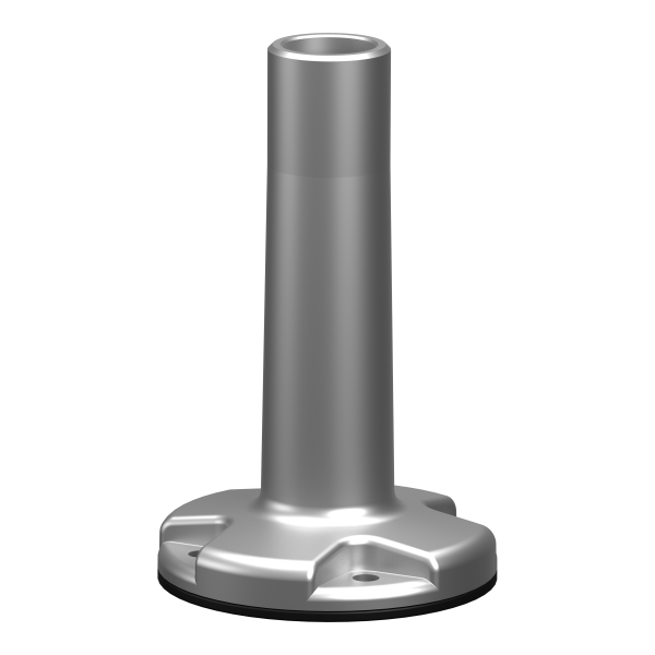 Harmony xvb7 - base montage plastique argent avec tube - pour colonne - Schneider Electric - XVZ02Q