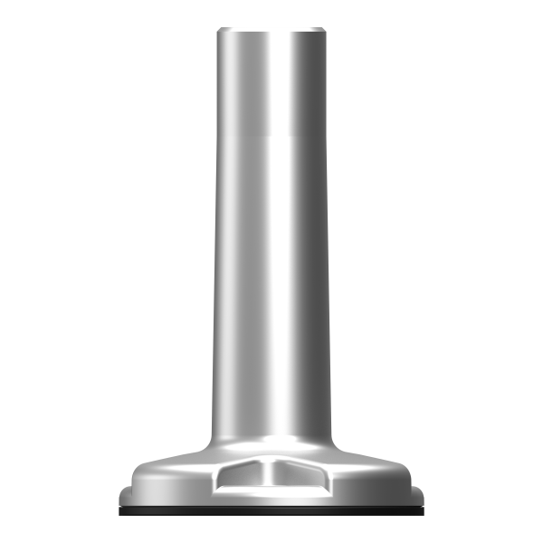 Harmony xvb7 - base montage plastique argent avec tube - pour colonne - Schneider Electric - XVZ02Q