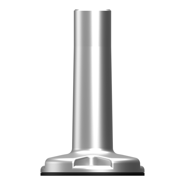 Harmony xvb7 - base montage plastique argent avec tube - pour colonne - Schneider Electric - XVZ02Q